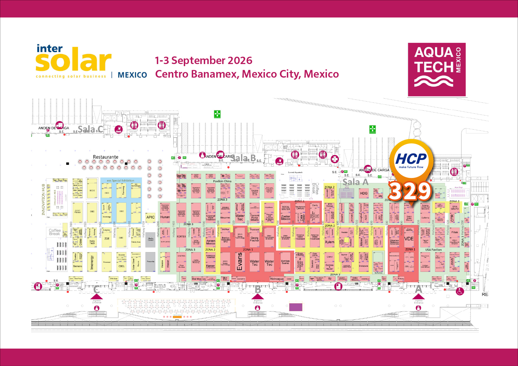 [Exposición futura] 2026 9/1-9/3 Aquatech Mexico